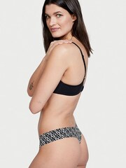 Victoria's Secret Black Diamond Logo Smooth No Show Thong Knickers - Image 2 of 3