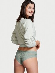 Victoria's Secret Seasalt Green Lace Cheeky Knickers - Image 2 of 3