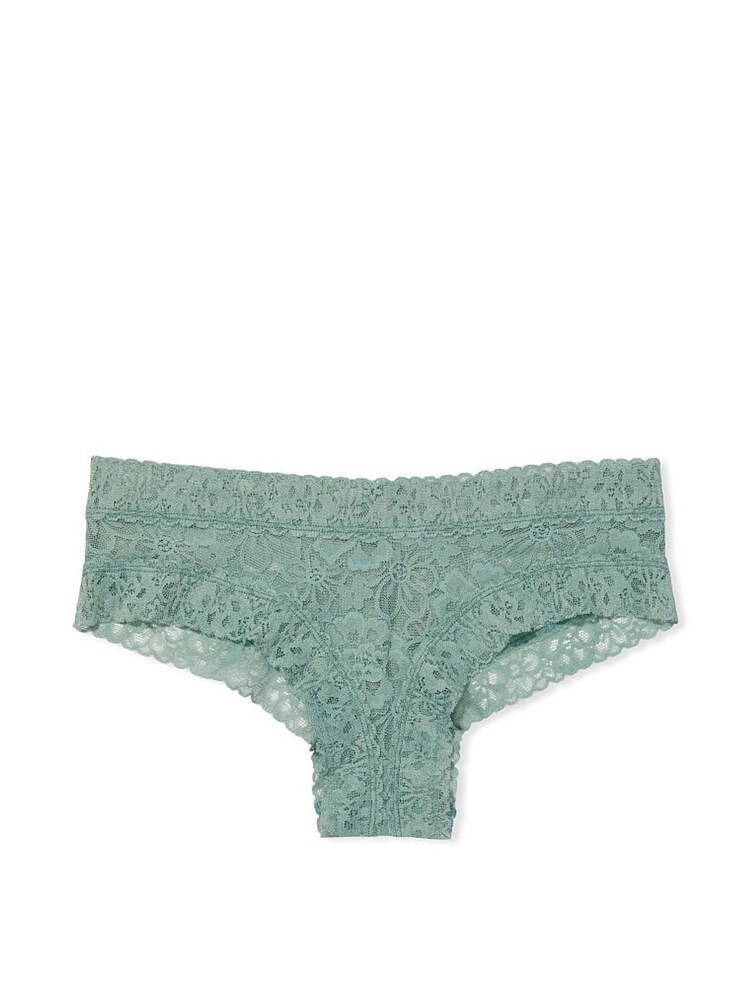 Victoria's Secret Seasalt Green Lace Cheeky Knickers - Image 3 of 3