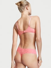 Victoria's Secret Pink Cocktail Vs Hearts Noshow Shimmer Thong Knickers - Image 2 of 3