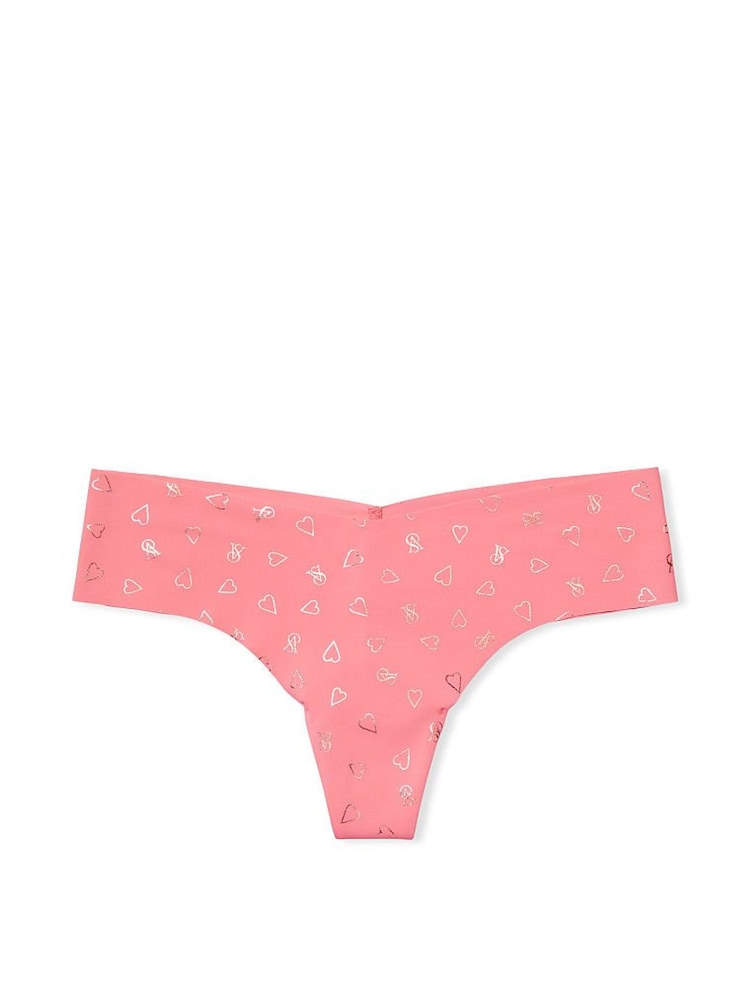 Victoria's Secret Pink Cocktail Vs Hearts Noshow Shimmer Thong Knickers - Image 3 of 3