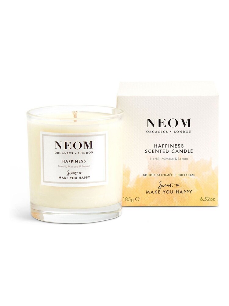 NEOM Clear 1 Wick Happiness Scented Candle (3 Wicks) - Image 2 of 5