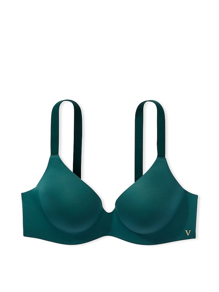 Victoria's Secret Black Ivy Green Lightly Lined Plunge Non Wired Bra - Image 3 of 3