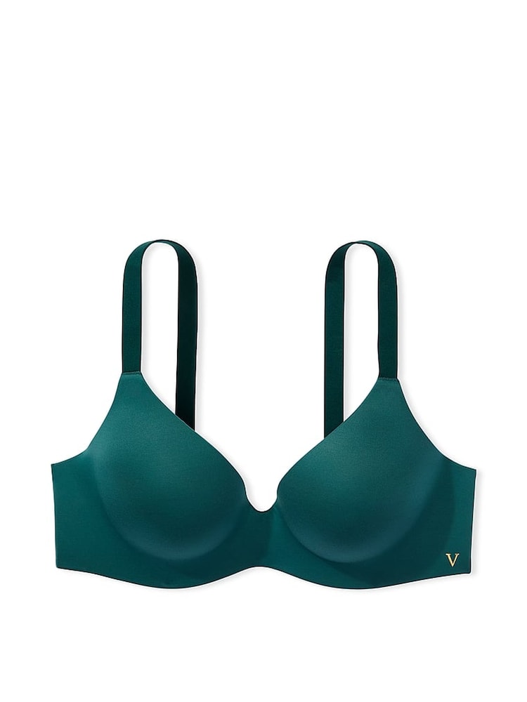 Victoria's Secret Black Ivy Green Lightly Lined Plunge Non Wired Bra - Image 3 of 3 Victoria's Secret Black Ivy Green Lightly Lined Plunge Non Wired Bra - Image 3 of 3