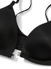 Victoria's Secret PINK Black Non Wired Lightly Lined Front Close Bra - Image 2 of 2
