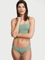 Victoria's Secret Sea Salt Green Cotton Bikini Knickers - Image 1 of 1