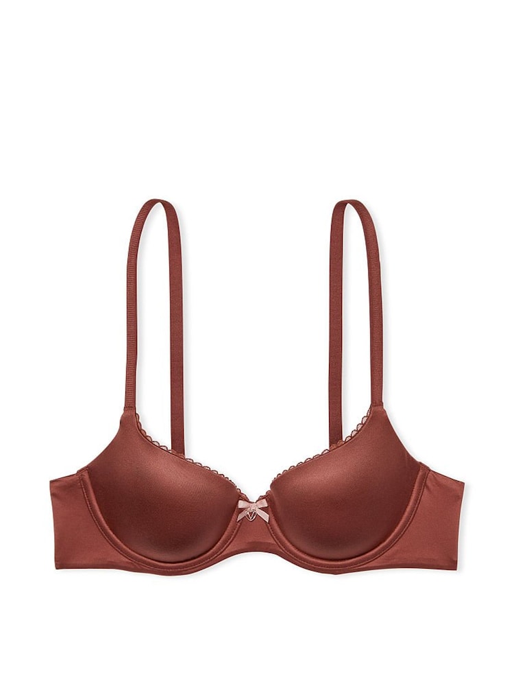 Victoria's Secret Dark Cognac Brown Smooth Lightly Lined Demi Bra - Image 4 of 4