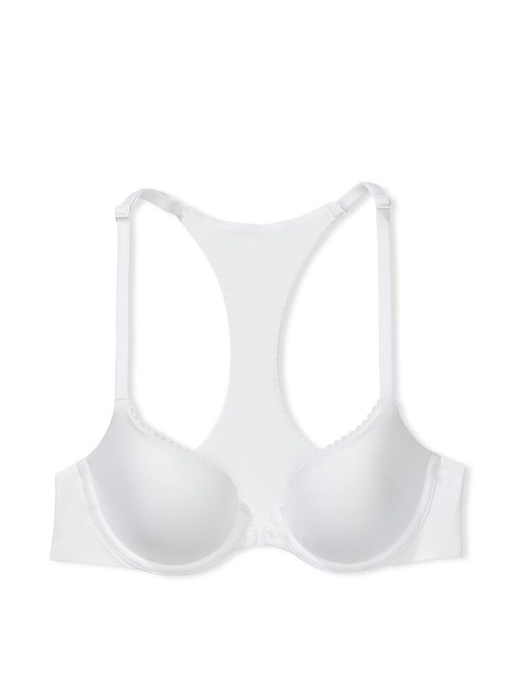Victoria's Secret White Front Fastening Lightly Lined Demi Bra - Image 1 of 2 Victoria's Secret White Front Fastening Lightly Lined Demi Bra - Image 1 of 2