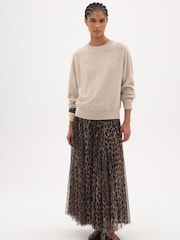 Hush Natural Anastasia Brushed Merino Wool Jumper - Image 2 of 5