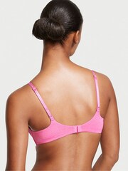 Victoria's Secret Hollywood Pink Smooth Logo Strap Lightly Lined Non Wired T-Shirt Bra - Image 2 of 3