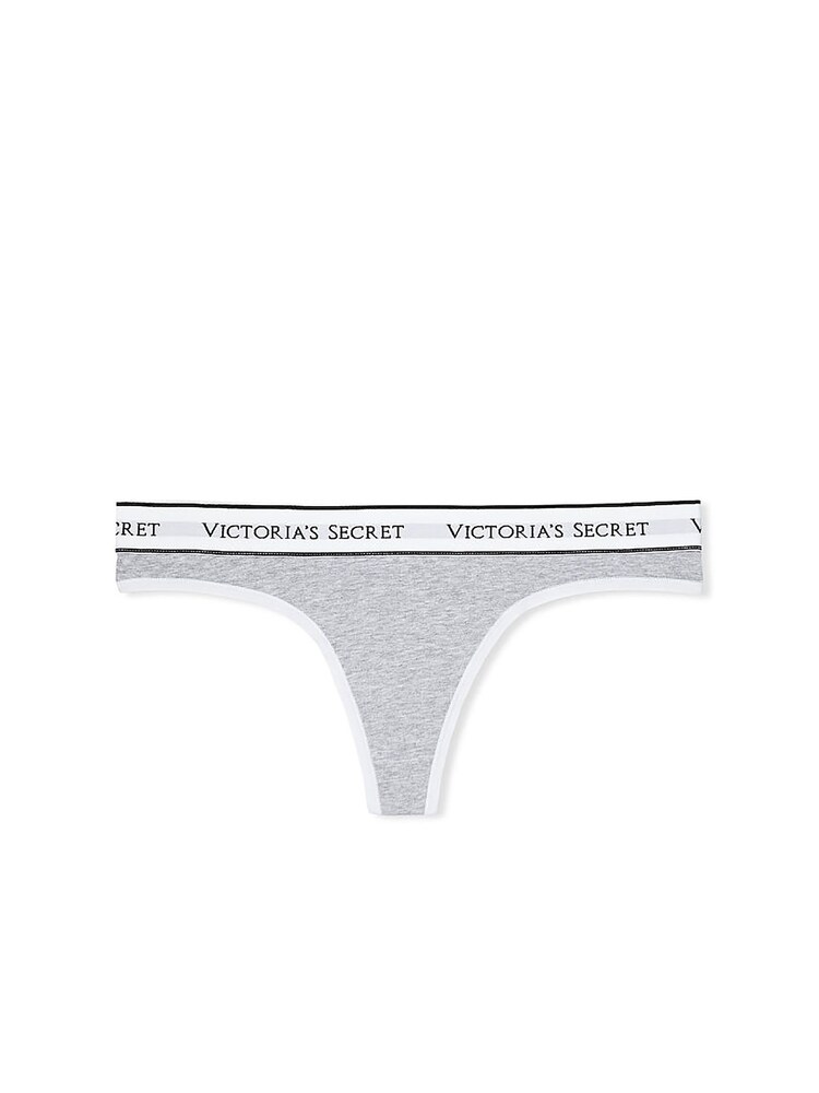 Victoria's Secret Grey Thong Logo Knickers - Image 3 of 3