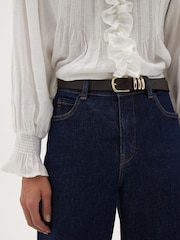 Hush White Koa Long Sleeve Crinkle Blouse - Image 5 of 5