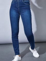 Roman Mid Blue Originals Full Length Denim Jegging - Image 1 of 4