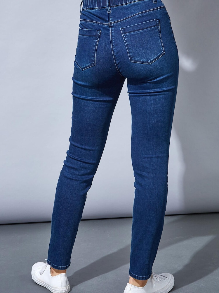 Roman Mid Blue Originals Full Length Denim Jegging - Image 2 of 4
