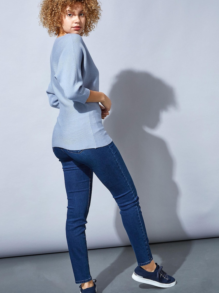 Roman Mid Blue Originals Full Length Denim Jegging - Image 4 of 4