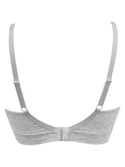Grau - Pour Moi Love to Lounge Bügelloser BH aus Baumwolle - Bild 5 von 5