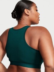 Victoria's Secret Black Ivy Green Bralette Low Impact T-Shirt Bra - Image 2 of 3