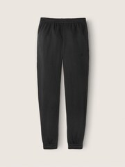 Victoria's Secret PINK Pure Black Fleece High Waist Full Length Jogger - Image 4 of 4