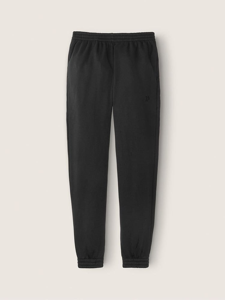 Victoria's Secret PINK Pure Black Fleece High Waist Full Length Jogger - Image 4 of 4 Victoria's Secret PINK Pure Black Fleece High Waist Full Length Jogger - Image 4 of 4
