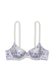Victoria's Secret Blue Blooming Toile Print Smooth Lightly Lined Demi Bra - Image 4 of 4