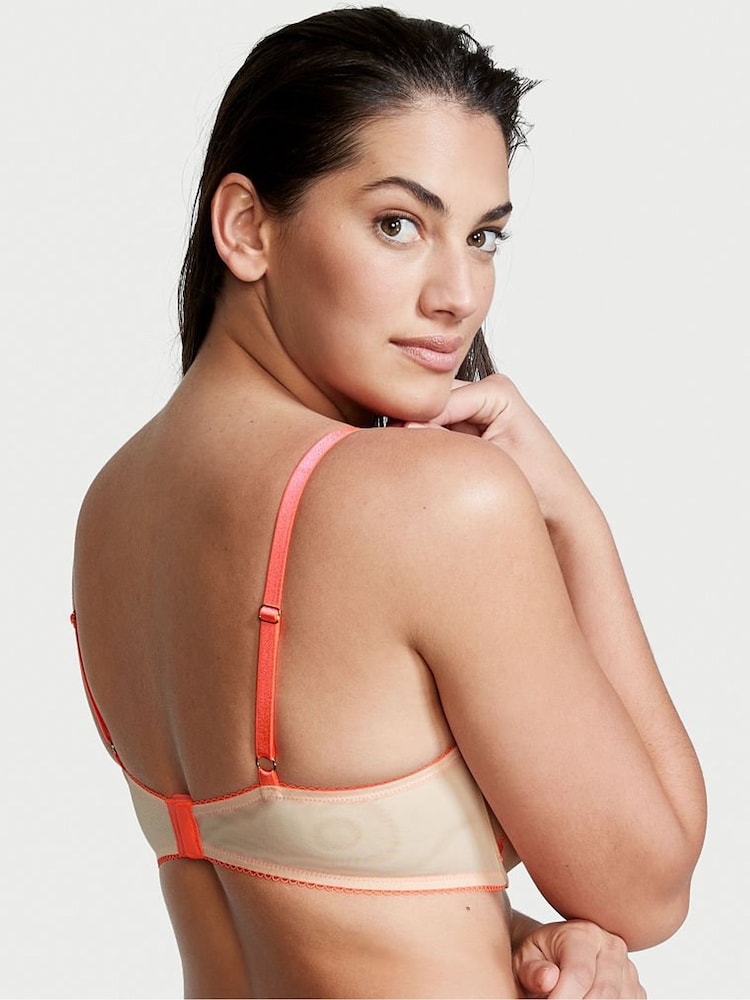 Victoria's Secret Champagne Nude Embroidered Lightly Lined Demi Bra - Image 2 of 4