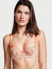 Victoria's Secret Champagne Nude Wicked Unlined Heart Embroidery  Balconette Bra - Image 1 of 4