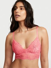 Victoria's Secret Cocktail Pink Lace Unlined Bralette - Image 1 of 2