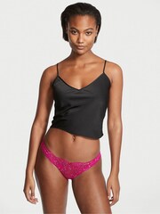 Victoria's Secret Pink Allure Lace Cheekini Knickers - Image 1 of 3
