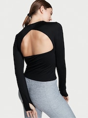 Victoria's Secret Flow On Point Essential Open Back LongSleeve Top - Image 2 of 3