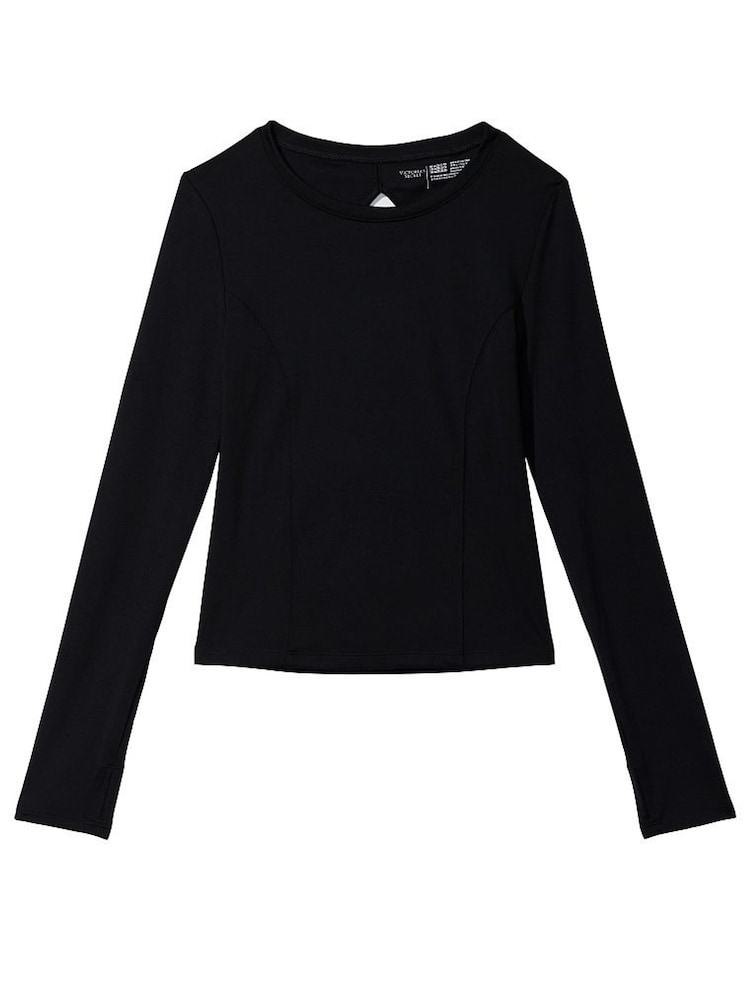 Victoria's Secret Flow On Point Essential Open Back LongSleeve Top - Image 3 of 3