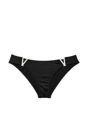 Victoria's Secret Black Nero VHardware Swim Bikini Bottom - Image 3 of 3