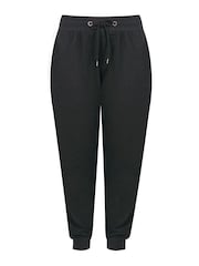 Yours Curve Black Basic Cuffed Jogger - Image 3 of 4