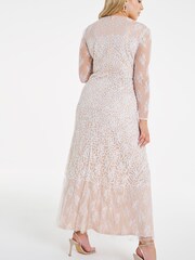 Simply Be Ivory Joanna Hope Bridal Sequin Maxi Dress - Image 2 of 5