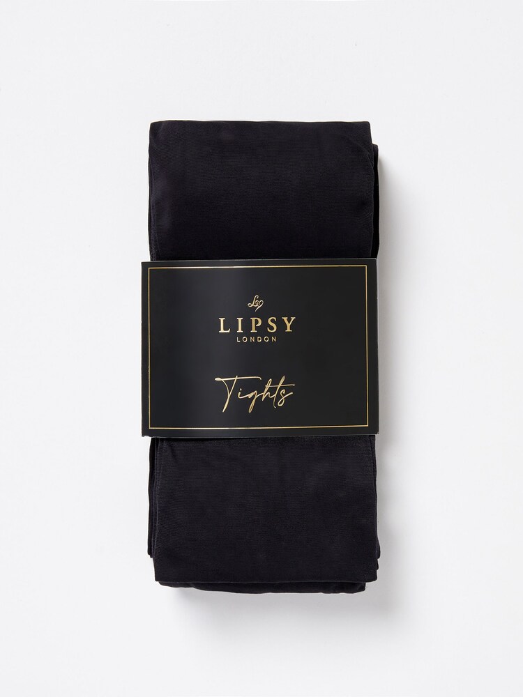 Lipsy Black 3 Pack Super Soft 80 Denier Tights - Image 3 of 3