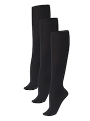 Lipsy Black 3 Pack Super Soft 100 Denier Tights - Image 2 of 3