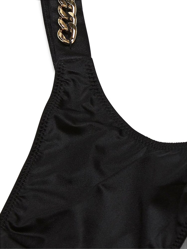 Victoria's Secret Black Chain Thong Shine Strap Knickers - Image 4 of 4