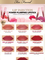 Too Faced Lip Injection Demi-Matte Liquid Lipstick - Image 5 of 5