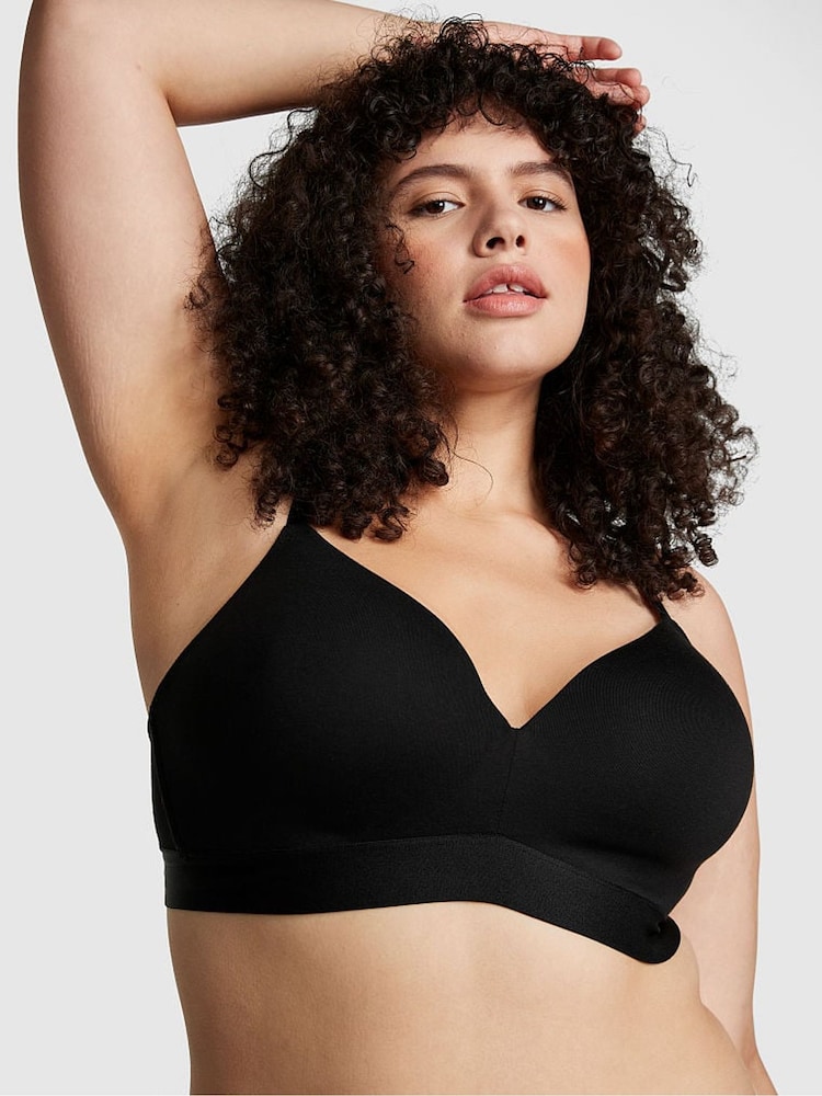 Victoria's Secret PINK Black Non Wired Lightly Lined Bra - Image 1 of 4