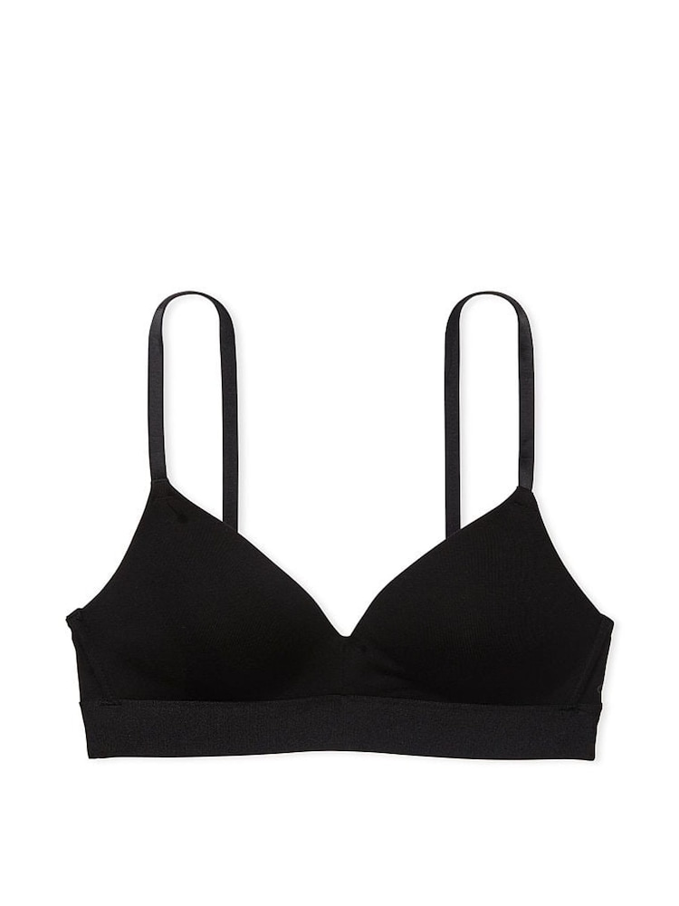 Victoria's Secret PINK Black Non Wired Lightly Lined Bra - Image 3 of 4
