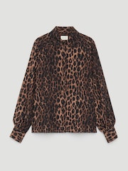 Hush Animal Chiffon Printed Long Sleeve Shirt - Image 1 of 1