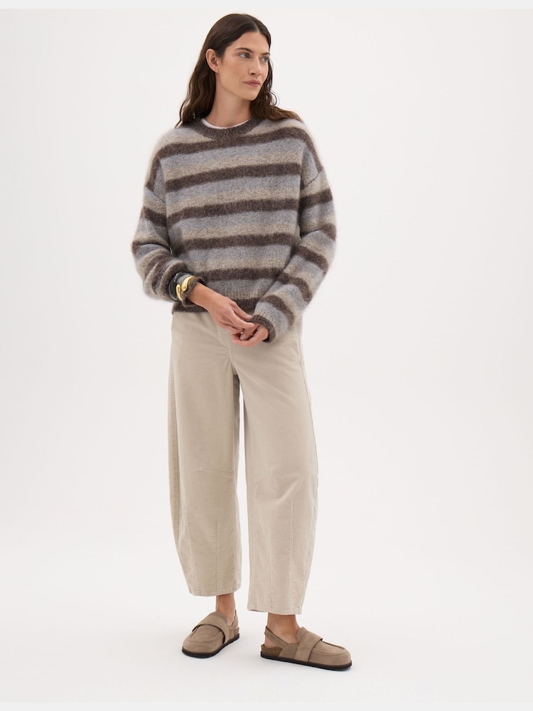 Hush Natural Cosette Brushed Wool Jumper - Image 2 of 5