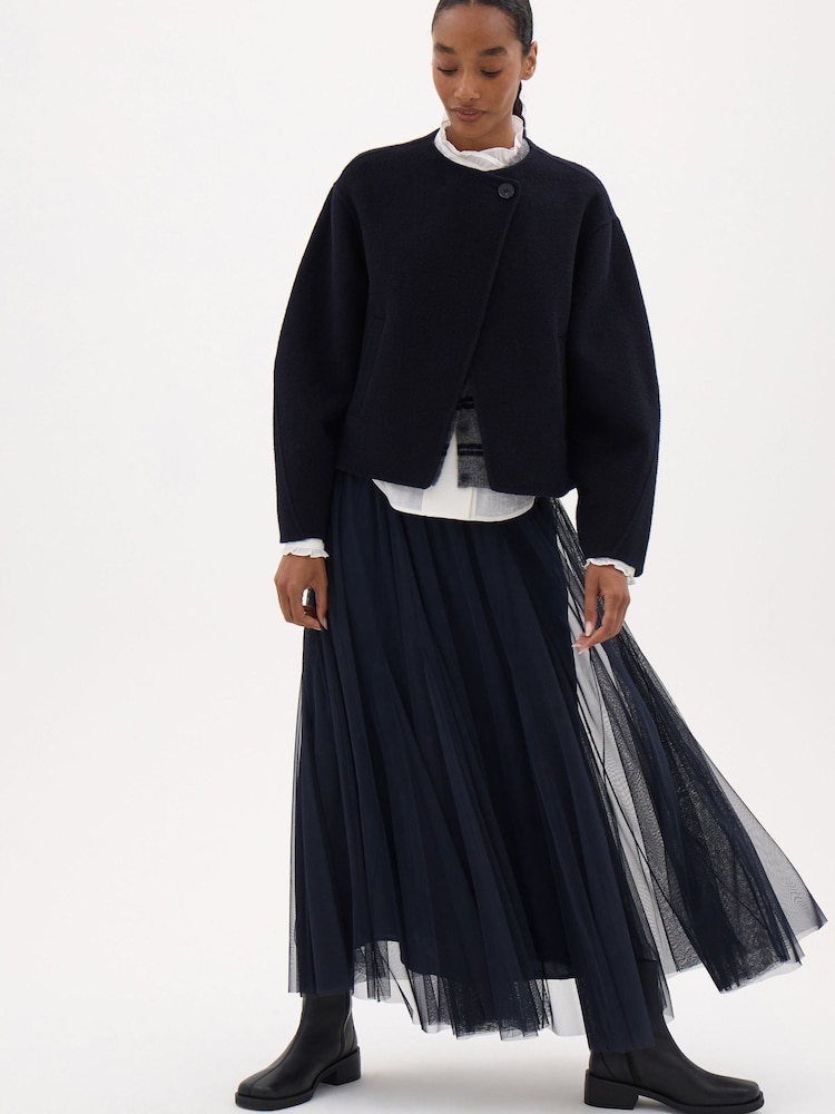 Hush Blue Millie Tulle Maxi Skirt - Image 2 of 6