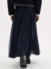 Hush Blue Millie Tulle Maxi Skirt - Image 3 of 6