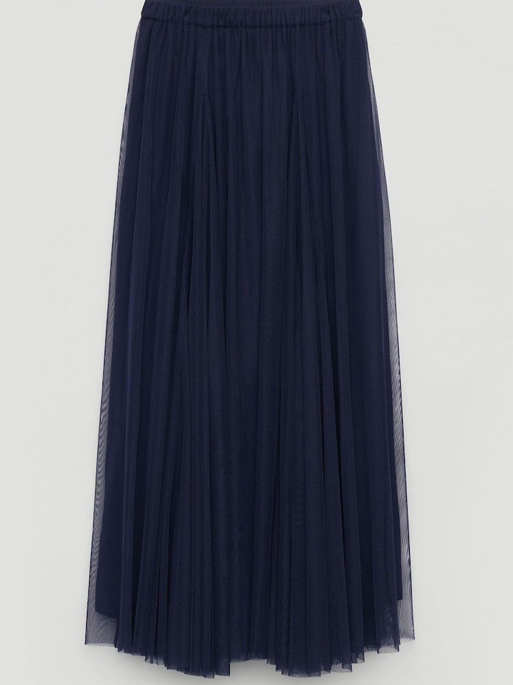 Hush Blue Millie Tulle Maxi Skirt - Image 6 of 6