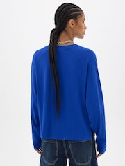 Hush Blue Matilda Raglan Top - Image 3 of 6