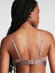 Victoria's Secret PINK Iced Coffee Brown Non Wired Lightly Lined Cotton Bra - Image 2 of 3