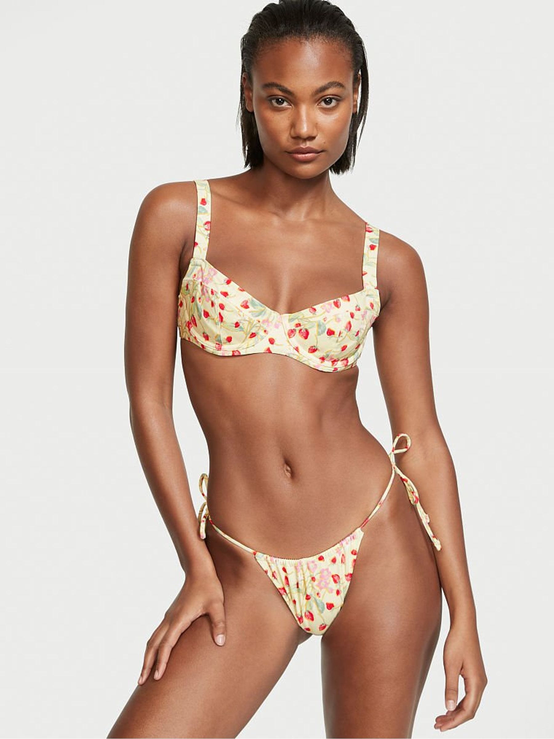 水着・ラッシュガード Victoria Secret Yellow Strawberry Set Buy Victoria's Secret Strawberry Yellow Essential Wicked Swim Top