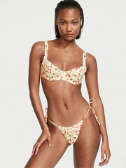 Victoria's Secret Strawberry Yellow Essential Wicked Swim Top - Image 1 of 3