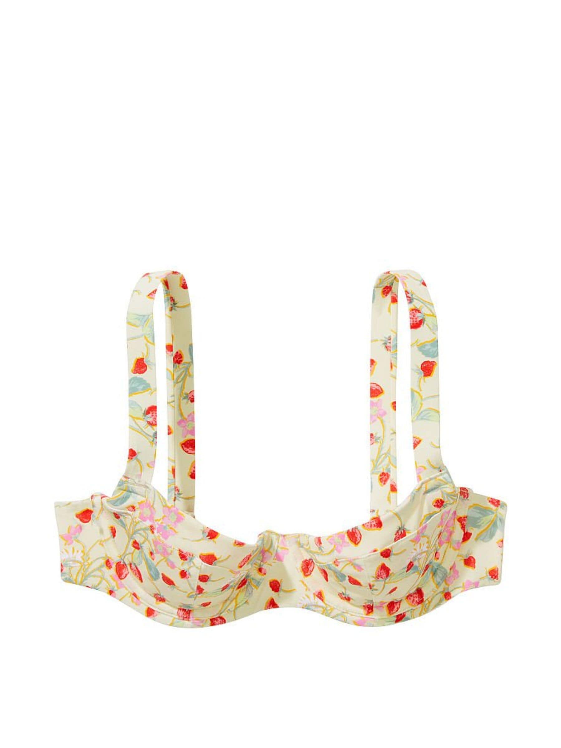 Buy Victoria's Secret Strawberry Yellow Essential Wicked Swim Top
