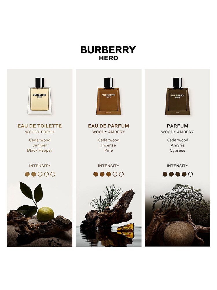 BURBERRY Hero Eau de Toilette For Him 50ml - Image 5 of 5 BURBERRY Hero Eau de Toilette For Him 50ml - Image 5 of 5